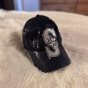 Seattle Mariners Navy Sequin Ball Cap